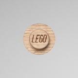 Room Copenhagen LEGO Wooden Wall Hanger Set wandmontage  Eiken, 3-delig