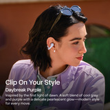 Shokz OpenDots Air bone conduction headset Paars, Bluetooth® 6.1
