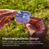 Shokz OpenDots Air bone conduction headset Paars, Bluetooth® 6.1