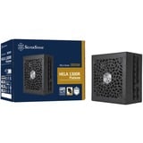 SilverStone HELA 1300R Platinum, modulaire 1300 watt voeding  Zwart, 8x PCIe