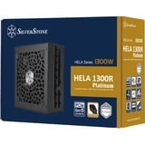 SilverStone HELA 1300R Platinum, modulaire 1300 watt voeding  Zwart, 8x PCIe