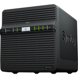Synology Synology DS423 incl. 4x WD Red Plus 4 TB harde schijf nas Zwart, 2x RJ-45, 2x USB-A 3.2 (5 Gbit/s)