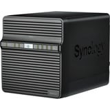 Synology Synology DS423 incl. 4x WD Red Plus 4 TB harde schijf nas Zwart, 2x RJ-45, 2x USB-A 3.2 (5 Gbit/s)