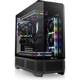 Thermaltake View 600 TG big tower behuizing Zwart | 2x USB-A | 1x USB-C | Tempered Glass