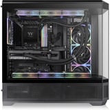 Thermaltake View 600 TG big tower behuizing Zwart | 2x USB-A | 1x USB-C | Tempered Glass
