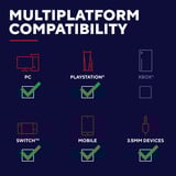 Trust GXT 493W Carus Draadloze  over-ear gaming headset Wit, 2.4GHz | Bluetooth | Audio (3.5mm)