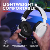 Trust GXT 493W Carus Draadloze headset over-ear gaming headset Wit, 2.4GHz, Bluetooth, Audio (3.5mm)