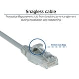 ACT Connectivity LSZH U/UTP CAT6 datacenter slimline patchkabel snagless met RJ45 connectoren Grijs, 10 meter