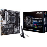 ASUS PRIME B550M-A WIFI II, socket AM4 moederbord RAID, Gb-LAN, Wi-Fi 6, Sound, µATX