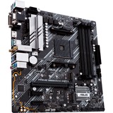 ASUS PRIME B550M-A WIFI II socket AM4 moederbord Zwart/zilver, RAID, Gb-LAN, Wi-Fi 6, BT, Sound, µATX