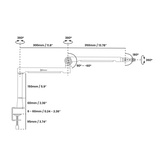 Arozzi Braccio Boom Arm - Black houder Zwart