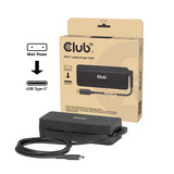 Club 3D USB-C Laptop Charger 140W, 1 meter Zwart