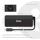 Club 3D USB-C Laptop Charger 140W, 1 meter Zwart