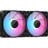 Corsair RX140 MAX RGB case fans Zwart, 2 stuks, 140 x 140 x 30 mm, PWM