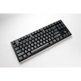 Ducky One 3 Classic TKL RGB mechanisch toetsenbord Zwart, US lay-out (QWERTY), Cherry MX Silent Red, 80% (TKL)	, RGB leds, Double-shot PBT, Hot-swappable, QUACK Mechanics