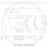 EKWB EK-Quantum Vector² RE RTX 3080/90 ABP D-RGB, Nickel + Acetal backplate nikkel/zwart