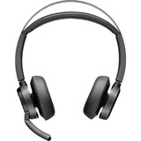 Happy People Poly Voyager Focus 2 USB-C-C Headset on-ear  Incl. USB-C/A Adapter + Oplaadstandaard