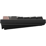 HelloGanss HS108T GC02, toetsenbord Zwart/roze, US lay-out, Gateron Yellow, RGB leds, PBT Doubleshot keycaps, hot swap, 2,4 GHz / Bluetooth / USB-C