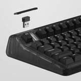 Iqunix OG80 Dark Side Wireless Mechanical Keyboard, gaming toetsenbord Zwart, US lay-out, Gateron Brown, RGB leds, 80% (TKL), Hot-swappable, PBT, 2.4GHz | Bluetooth 5.1 | USB-C
