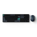Keychron B36 Keyboard and BM25 Mouse Wireless Combo desktopset Zwart, US lay-out (QWERTY), Scissor switches, 100%, ABS, USB-C | 2.4 GHz | Bluetooth, 400-2400 Dpi