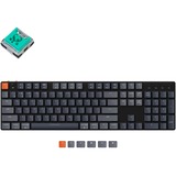 Keychron K5SE-E5, toetsenbord Zwart/grijs, US lay-out, Keychron Low Profile Optical Mint, RGB leds, ABS, Bluetooth 5.1, hot swap