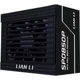 Lian Li SP Platinum modulaire 850 watt voeding  Zwart, 1x 12V-2x6, 2x PCIe, 2x PCIe, Kabelmanagement