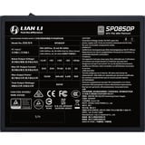 Lian Li SP Platinum modulaire 850 watt voeding  Zwart, 1x 12V-2x6, 2x PCIe, 2x PCIe, Kabelmanagement