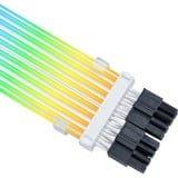 Lian Li Strimer Wireless PW8-1W-CPU - 2x8-pin CPU verlengkabel 0,26 meter, RGB leds