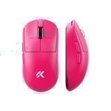 MCHOSE A7 V2 Ultra gaming muis Roze, 42.000 DPI, 8K, 2.4 GHz / Bluetooth / USB-C