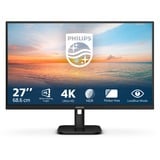 Philips 27E1N1800A/00 27" 4K Ultra HD monitor Zwart, 1x DisplayPort, 2x HDMI