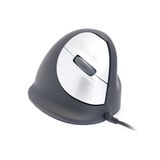 R-Go Tools R-Go He Break (medium, rechts, bedraad) muis Zwart/zilver, 400 - 2400 DPI
