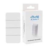 Shelly BLU RC Button 4 ZB afstandsbediening Wit, Bluetooth 5 (LE), Zigbee