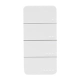 Shelly BLU RC Button 4 ZB afstandsbediening Wit, Bluetooth 5 (LE), Zigbee