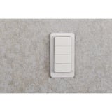 Shelly BLU RC Button 4 ZB afstandsbediening Wit, Bluetooth 5 (LE), Zigbee