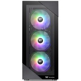 Thermaltake View 200 TG ARGB midi tower behuizing Zwart | 2x USB-A | RGB | Window