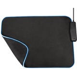 Trust GXT 765 Glide-Flex RGB Mouse Pad with USB Hub Zwart, RGB-led