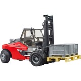 bruder Linde HT160S heftruck met pallet en 3 palletkooien  Modelvoertuig 02513