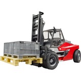 bruder Linde HT160S heftruck met pallet en 3 palletkooien  Modelvoertuig 02513