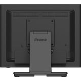 iiyama ProLite T1532MSC-B1S 15" touchscreen monitor Zwart (mat), VGA, HDMI, DisplayPort, Audio 