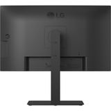  27BA75QB 27" monitor Zwart, HDMI, DisplayPort, Audio, LAN, USB-C
