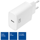 ACT Connectivity Compacte USB-C Lader 20W voor snel opladen Wit