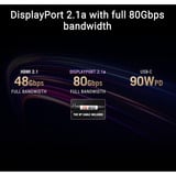 ASUS ROG Swift PG27UCWM 26.5" 4K UHD gaming monitor Zwart, 2x HDMI, 1x DisplayPort, USB Hub, AMD Free-Sync