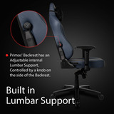 Arozzi Primo - Full Premium Leather - Ocean gamestoel Blauwgrijs