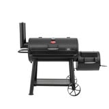 Char-Griller Grand Champ Offset Smoker houtskoolbarbecue Zwart