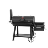 Char-Griller Grand Champ Offset Smoker houtskoolbarbecue Zwart
