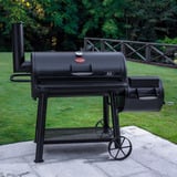 Char-Griller Grand Champ Offset Smoker houtskoolbarbecue Zwart