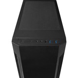 Chieftec AS-01B-OP midi tower behuizing Zwart | 3x USB-A