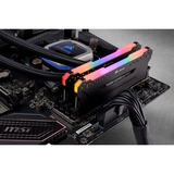 Corsair 32 GB DDR4-2933 Kit werkgeheugen Zwart, CMW32GX4M2Z2933C16, Vengeance RGB PRO, XMP, AMD Ryzen Optimized