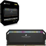 Corsair 32 GB DDR5-5600 Kit werkgeheugen Zwart, CMT32GX5M2B5600C36, Dominator Platinum RGB, XMP