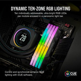 Corsair Vengeance RGB 32 GB DDR5-6000 (2x 16 GB) werkgeheugen Zwart, CMH32GX5M2D6000Z38, XMP, EXPO